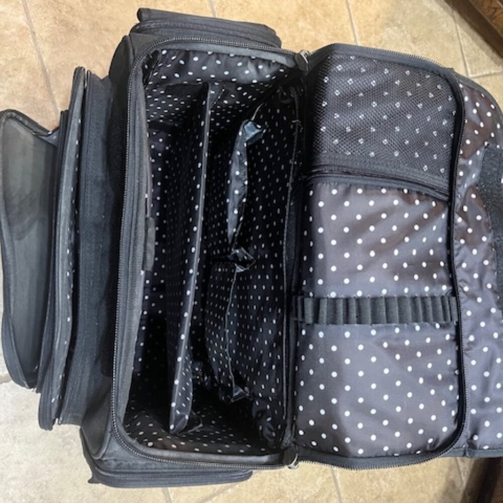 The Paper Studio Black Rolling Tote - Picture 5 of 5